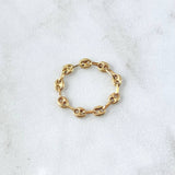 Anillo Gc 0.65gr / T6 - T6 3/4 / 3.3mm Oro Amarillo 18K ©