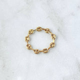 Anillo GC 0.75gr / T11 1/2 - T13 1/2 / 3.2mm Liso Oro Amarillo 18K ©