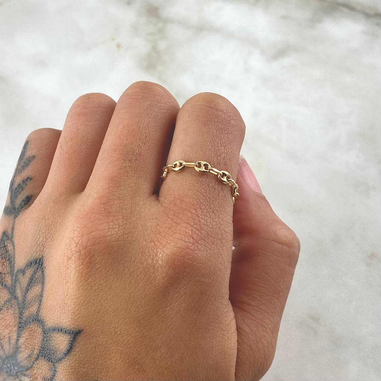Anillo GC 0.65gr / T7 3/4-T6 3/4 / Oro 18K