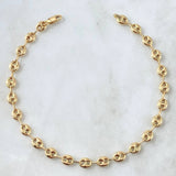 Pulso GC 2.35gr / 21cm / 3mm Liso Oro Amarillo 18K *