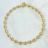 Pulso GC 3.4gr / 20cm / 5mm Liso Oro Amarillo 18K
