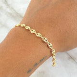 Pulso GC 3.25gr / 19.5cm / 4.6mm Oro Amarillo 18K ©