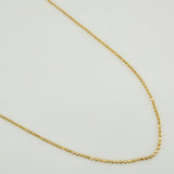 Cadena Militar 5.45gr / 61cm / 1.25mm Oro Amarillo +3 18K %