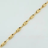 Pulso GC 4.35gr / 22cm / 3.35mm Oro Amarillo 18K &