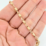 Pulso GC 4.35gr / 22cm / 3.35mm Oro Amarillo 18K &