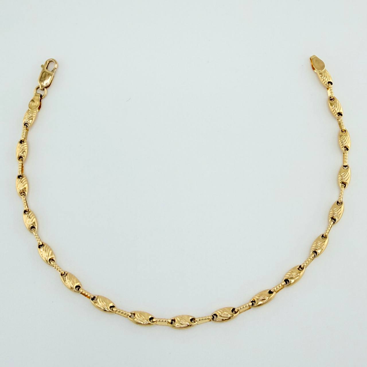 Pulso GC 4.35gr / 22cm / 3.35mm Oro Amarillo 18K &