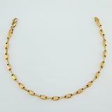 Pulso GC 4.35gr / 22cm / 3.35mm Oro Amarillo 18K &