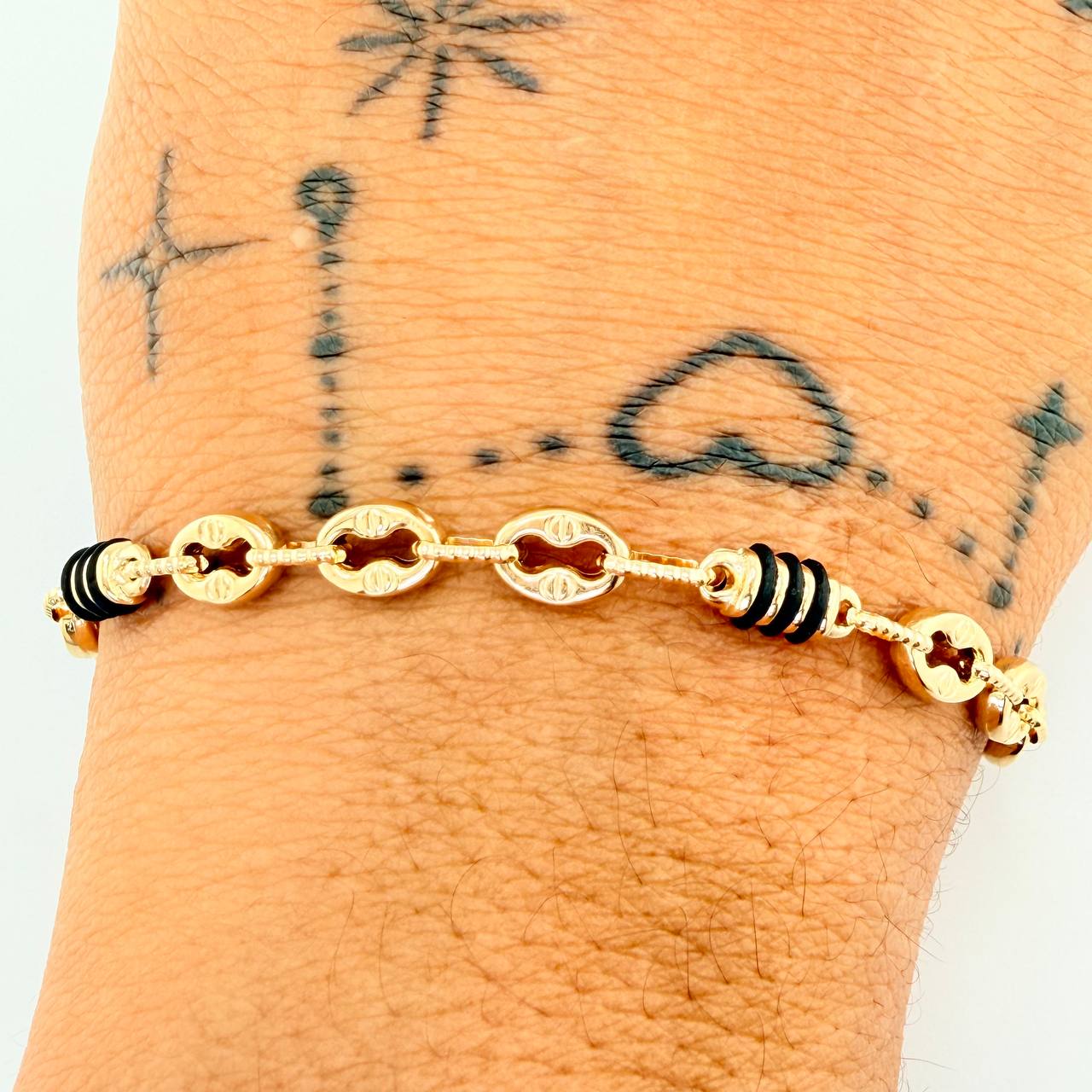 Pulso Rustico Tornillo 5.15gr / 21cm / 5.13mm Oro Amarillo 18K &