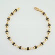 Pulso Rustico Barril 5.25gr / 21.5cm / 4.21mm Oro Amarillo 18K &