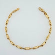 Pulso Rustico 4.45gr / 20cm / 3.4mm Oro Amarillo 18K &