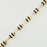 Pulso Rustico Barril 4.85gr / 20.6cm / 3.78mm Oro Amarillo 18K %