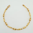 Pulso Rustico Eslabon 4.25gr / 19.7cm / 3.94mm Oro Amarillo 18K %