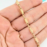 Pulso Rustico Tornillo 4.45gr / 20.5cm / 3.83mm Oro Amarillo 18K %