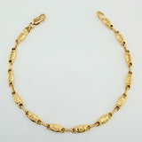 Pulso Rustico Tornillo 4.45gr / 20.5cm / 3.83mm Oro Amarillo 18K %