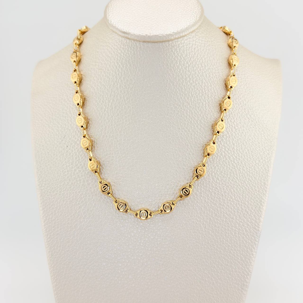 Cadena Rustico Tornillo 15.55gr / 62cm / 5.58mm Oro Amarillo 18K %