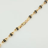 Cadena Rustica Barril 12.1 g / 52 cm / 4.4 mm Oro Amarillo 18K