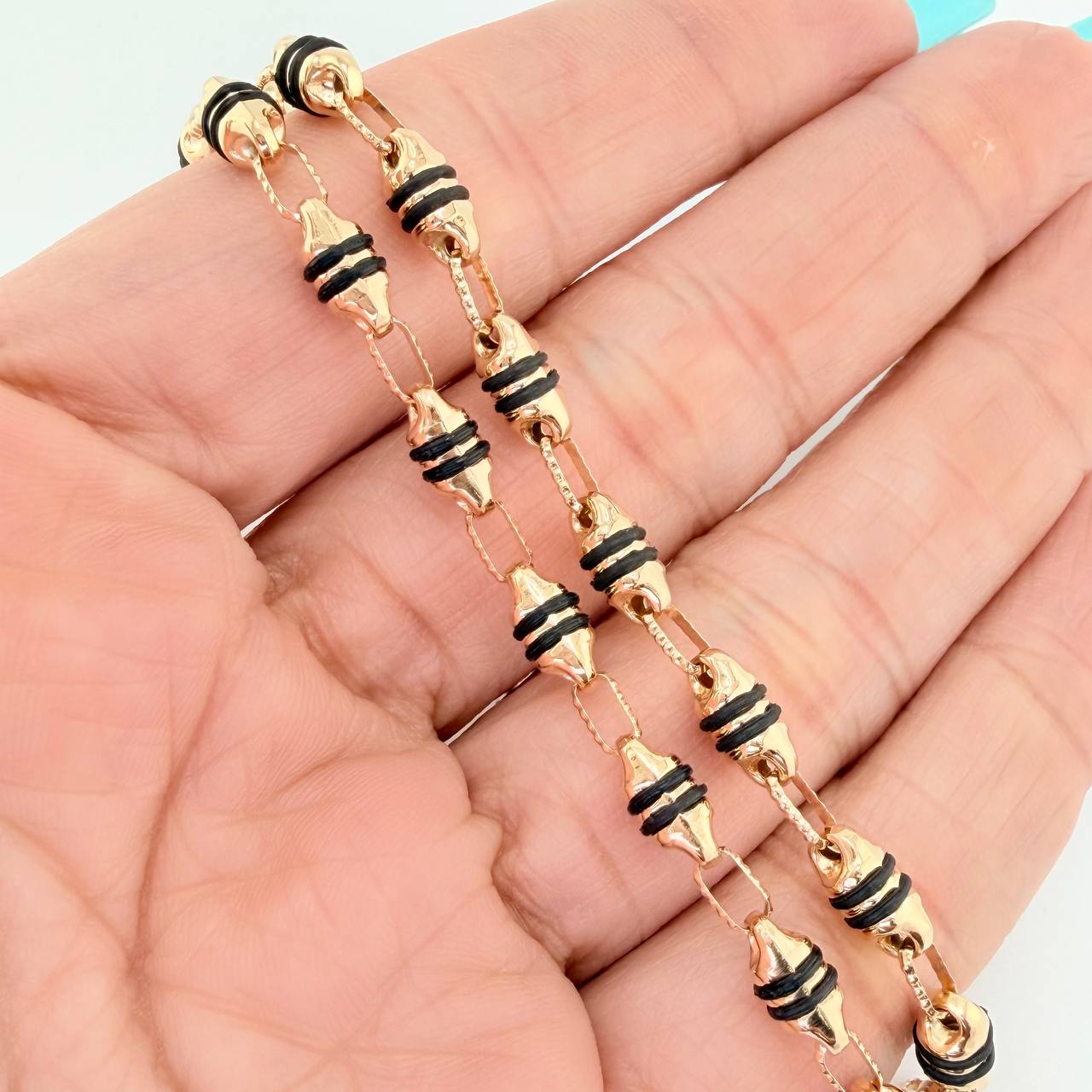 Cadena Rustico Barril 14.2gr / 62cm / 4.2mm Oro Amarillo 18K %