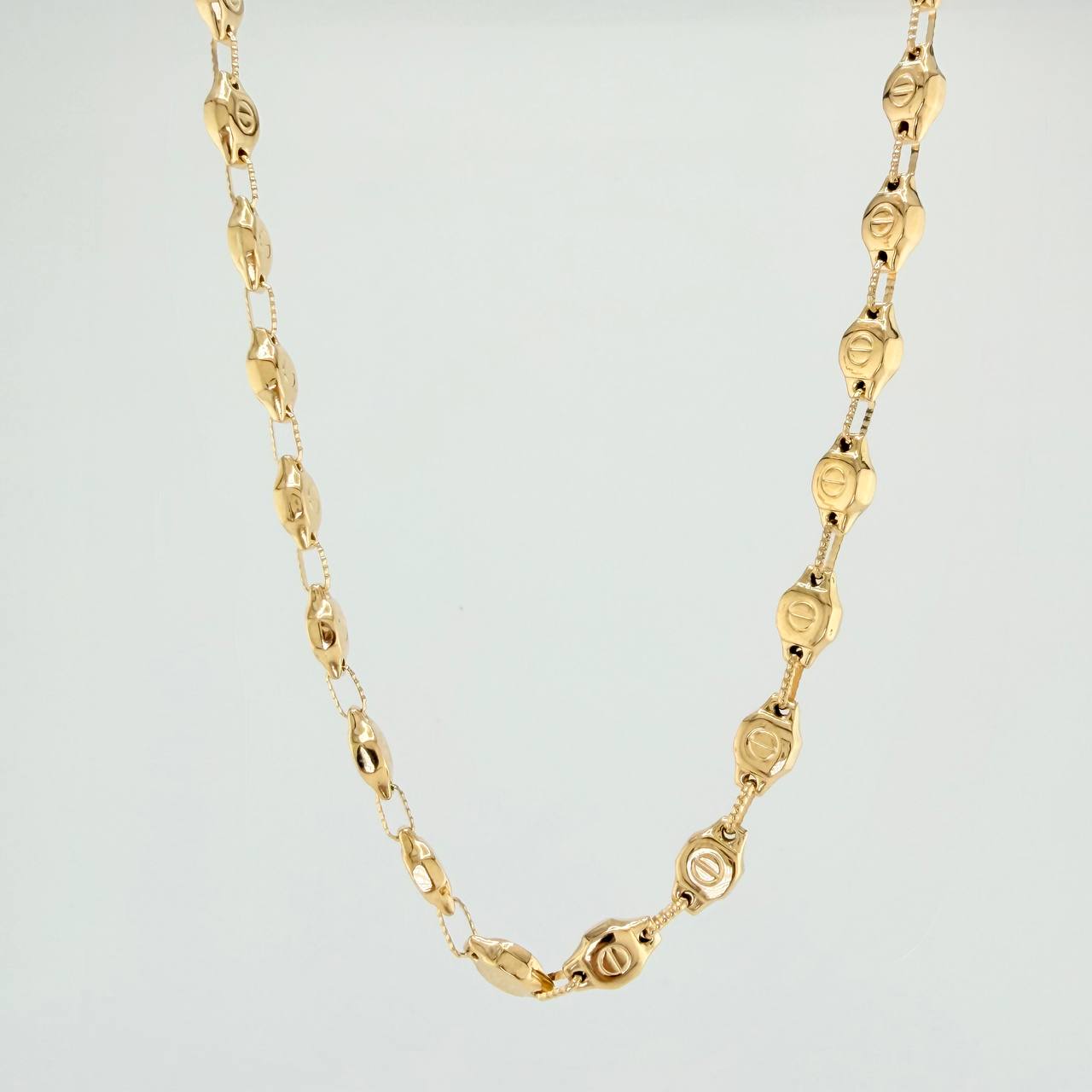 Cadena Rustico Tornillo 15.55gr / 62cm / 5.58mm Oro Amarillo 18K %