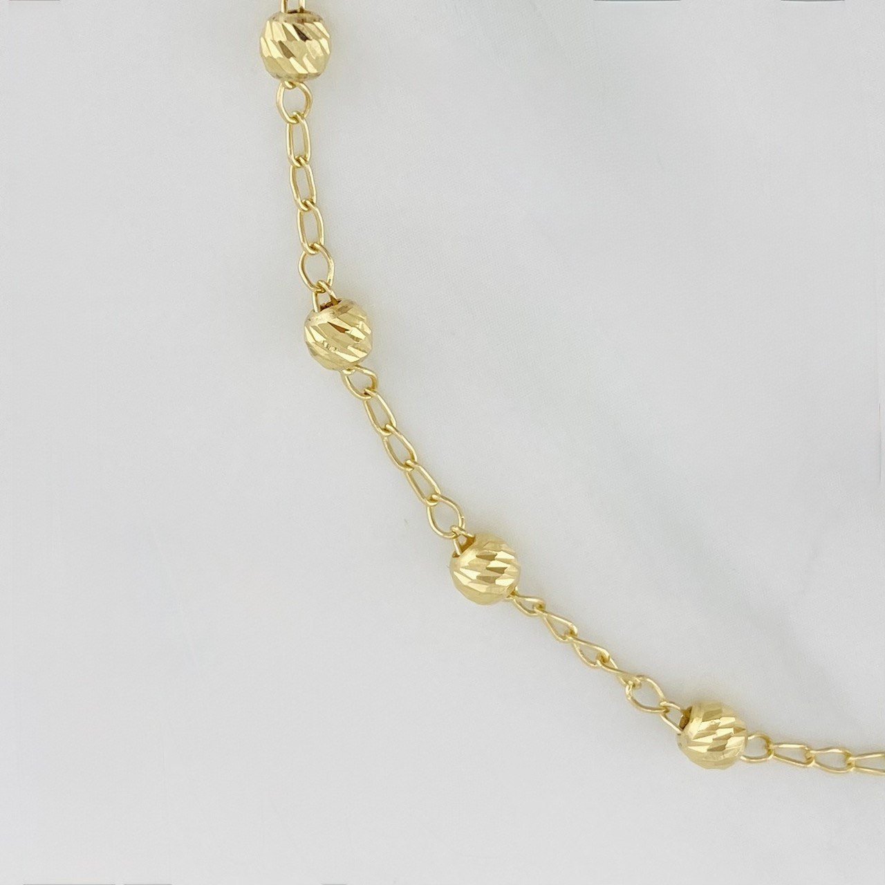 Pulso Denario virgen milagrosa 2.4g / 20cm / 2.85mm Oro Amarillo 18K
