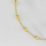 Pulso Denario virgen milagrosa 2.4g / 20cm / 2.85mm Oro Amarillo 18K
