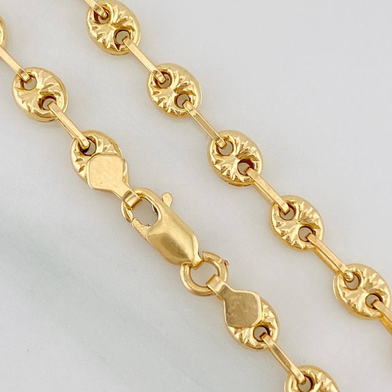 Cadena Gc diamantada 4.95g / 45cm / 3.27mm Oro Amarillo 18K