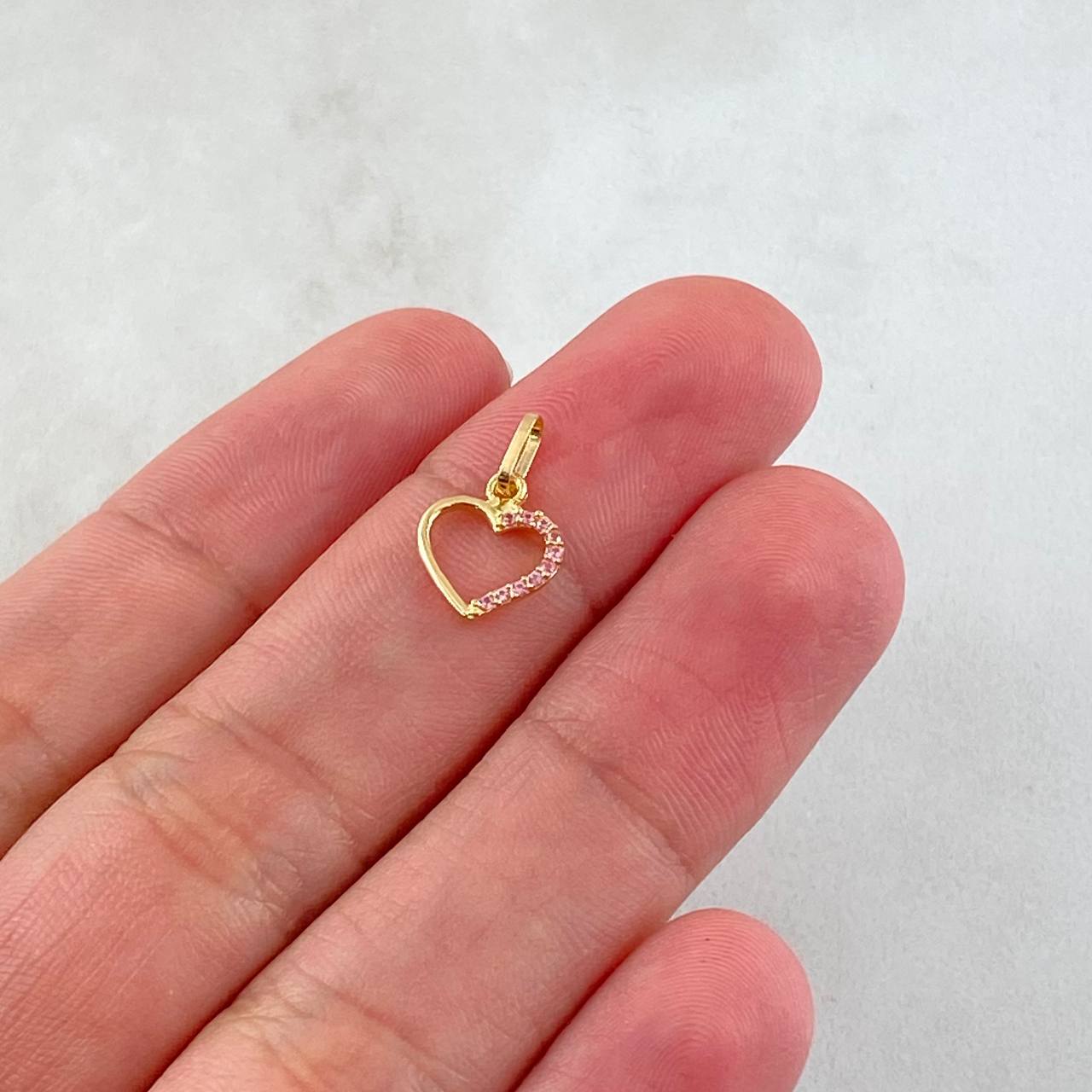 Dije Corazón 0.3gr / 1.5cm / Oro Amarillo 18K ©