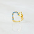 Dije Silueta Corazón  0.3gr / 1.3cm / Oro Amarillo 18K