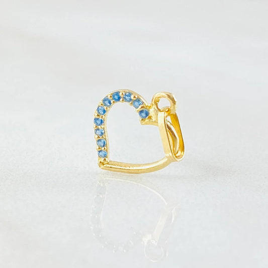 Dije Silueta Corazón  0.3gr / 1.3cm / Oro Amarillo 18K