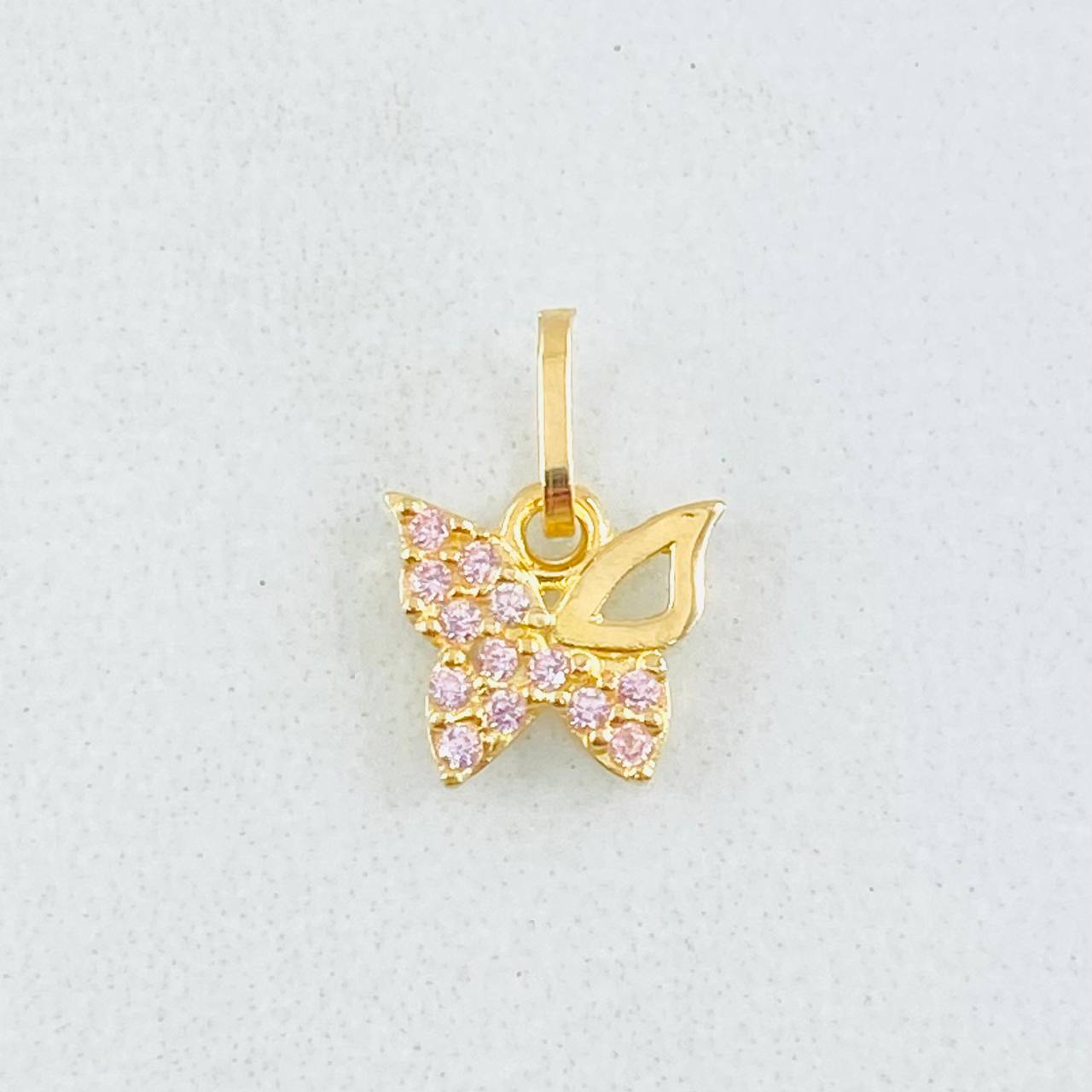 Dije Mariposa 0.4gr / 1cm / Oro Amarillo 18K