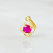Dije Flor Silueta 0.35gr / 1.3cm / Oro Amarillo 18K ©