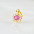 Dije Flor Silueta 0.4gr / 1.3cm / Oro Amarillo 18K ©