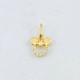 Dije Ratón 0.35gr / 1.3cm / Oro Amarillo 18K ©