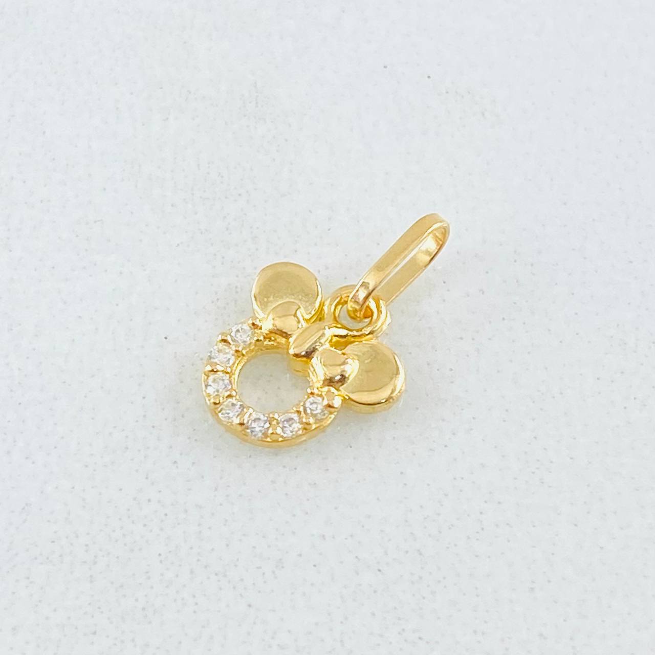 Dije Ratón 0.35gr / 1.3cm / Oro Amarillo 18K ©