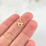 Dije Ratón 0.35gr / 1.3cm / Oro Amarillo 18K ©