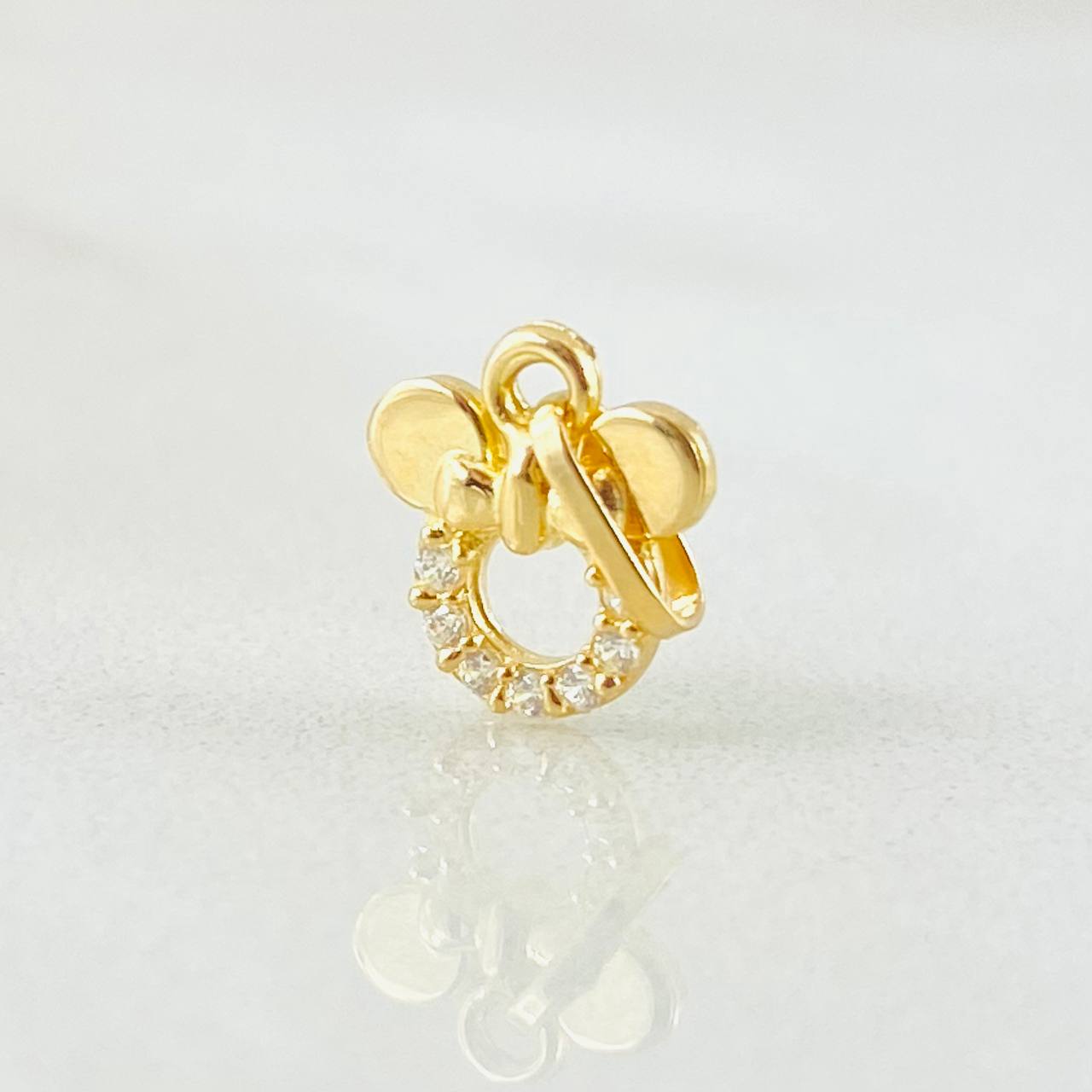 Dije Ratón 0.35gr / 1.3cm / Oro Amarillo 18K ©