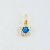 Dije Flor 0.4gr / 1.4cm / Oro Amarillo 18K