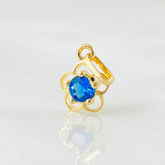 Dije Flor 0.4gr / 1.4cm / Oro Amarillo 18K