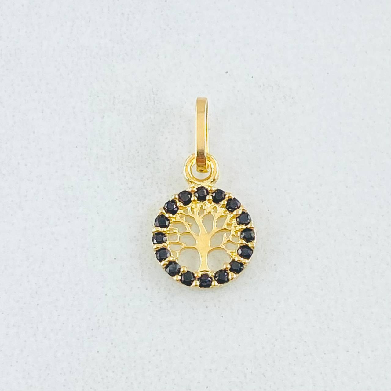 Dije Arbol De La Vida 0.3gr / 1.4cm / Oro Amarillo 18K