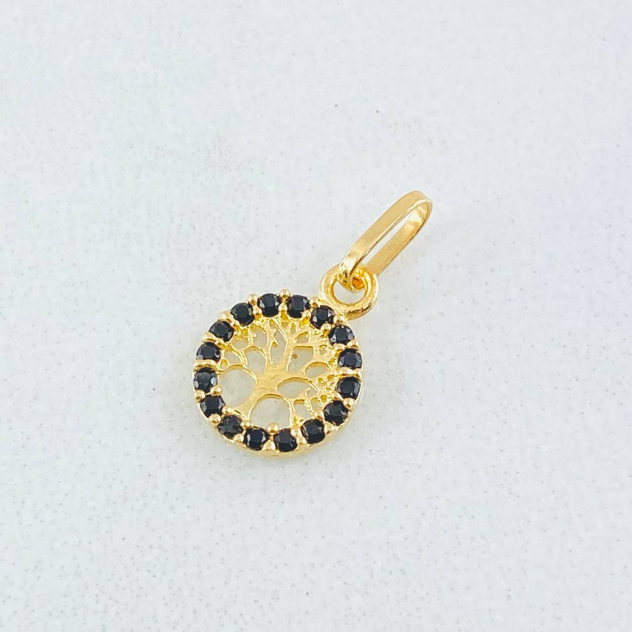 Dije Arbol De La Vida 0.3gr / 1.4cm / Oro Amarillo 18K