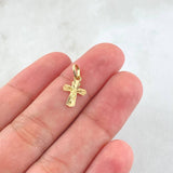 Dije Cruz Cristo 0.4gr / 1.6cm / Oro Amarillo 18K ©