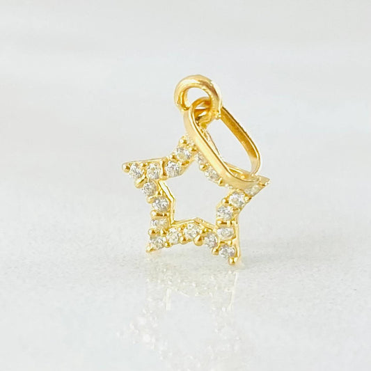 Dije Estrella 0.35gr / 1.4cm / Oro Amarillo 18K