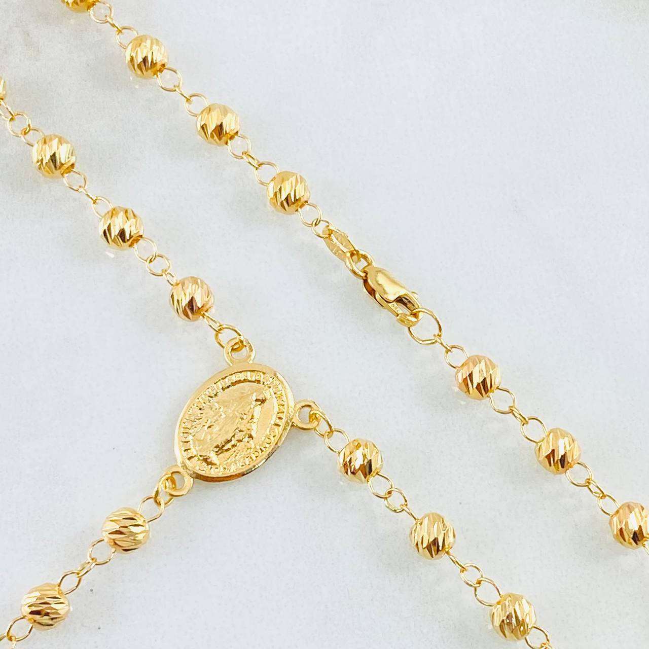 Rosario Virgen Milagrosa 9.45gr / 60cm / Oro Amarillo 18K ©