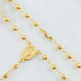 Rosario Virgen Milagrosa 9.45gr / 60cm / Oro Amarillo 18K ©
