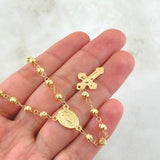 Rosario Virgen Milagrosa 9.45gr / 60cm / Oro Amarillo 18K ©