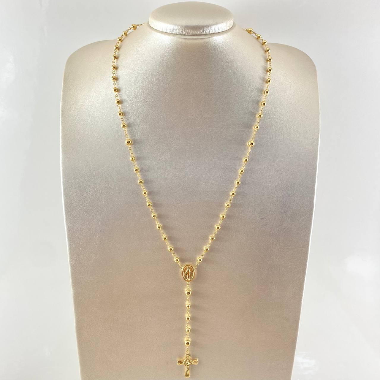 Rosario Virgen Milagrosa 9.1gr / 55cm / Oro Amarillo 18K ©