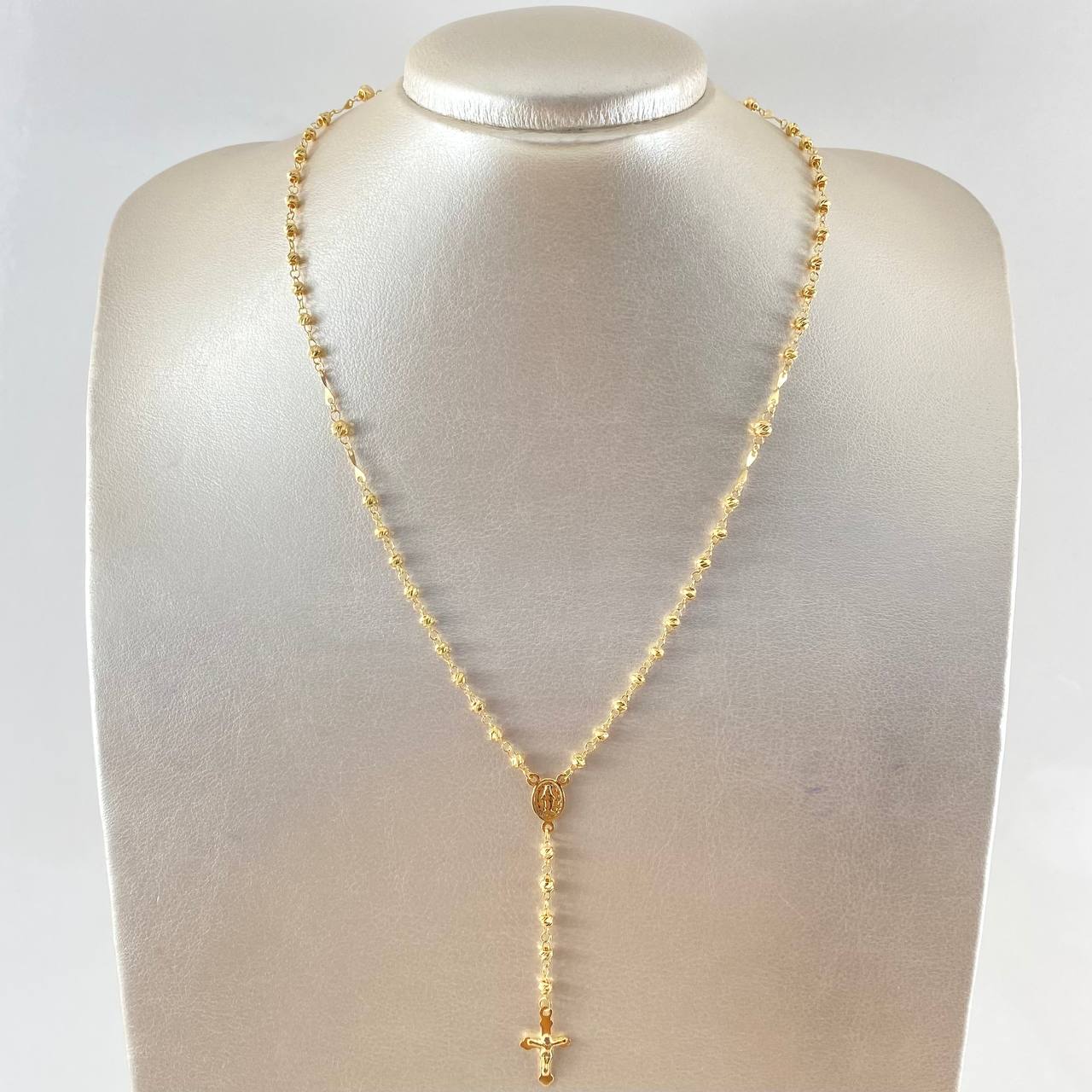 Rosario Virgen Milagrosa 6.85gr / 50cm / Oro Amarillo 18K ©