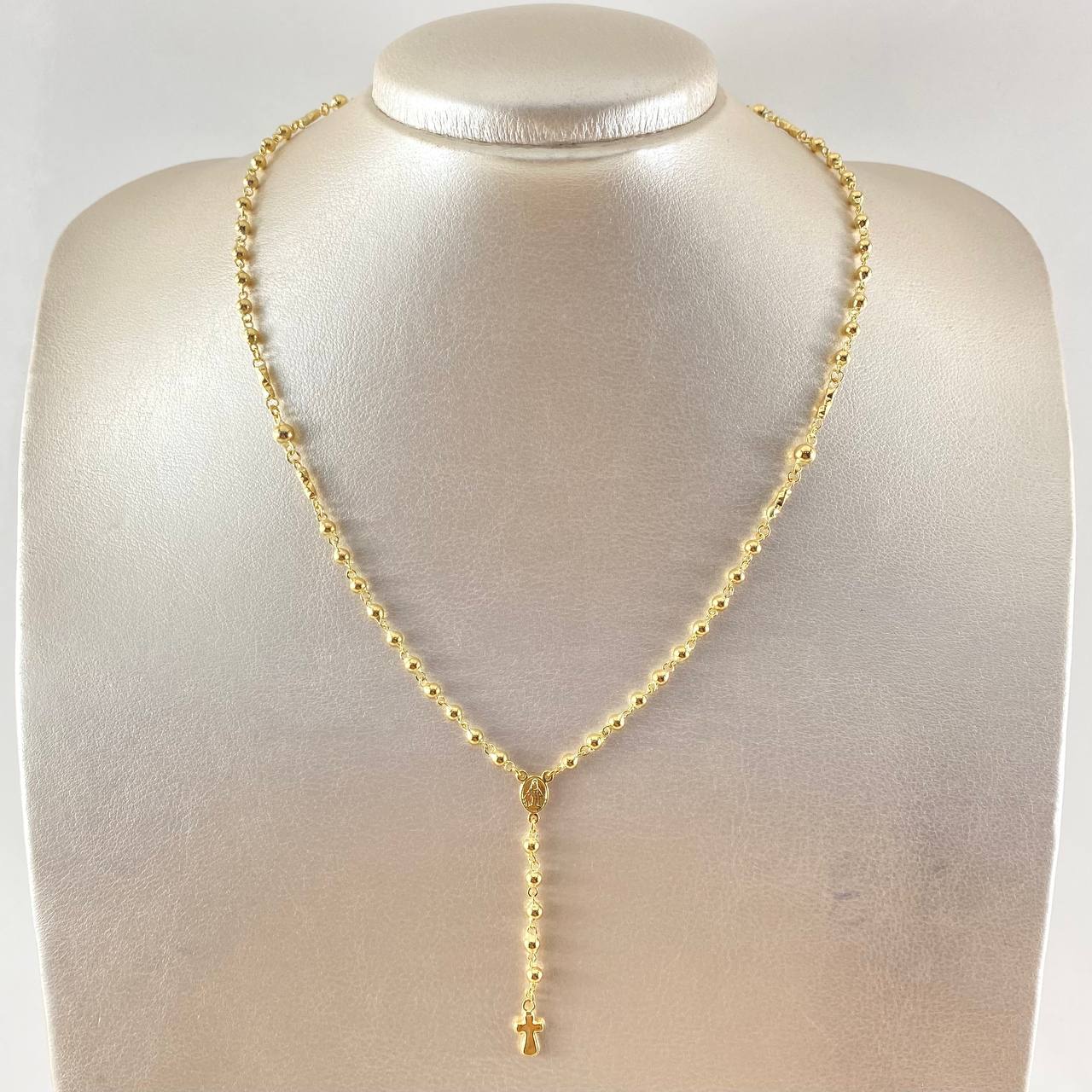 Rosario Virgen Milagrosa 8.4gr / 45cm / Oro Amarillo 18K ©
