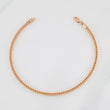Pulso Franco 3.45g / 20cm / 2.03mm Oro Rosa 18K