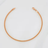 Pulso Franco 3.5g / 20cm / 2.18mm Oro Rosa 18K