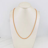 Cadena Franco 8.85g / 60cm / 2.19mm Oro Rosa 18K